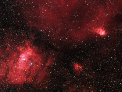 NGC 7635 and NGC 7538