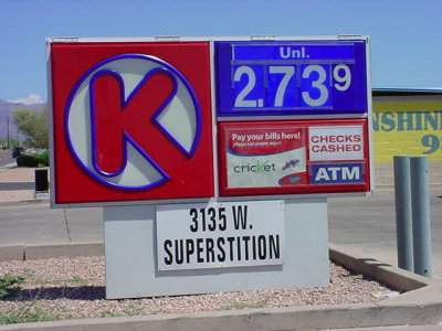 Circle K 273.9 gas 