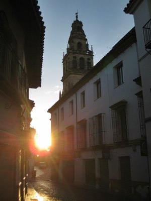 Cordoba.El Sol iluminando la Mazquita-Catedral