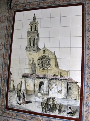 Crdoba. Mosaico sobre la Iglesia de San Lorenzo