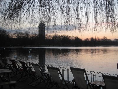 Hyde Park. The Serpentine