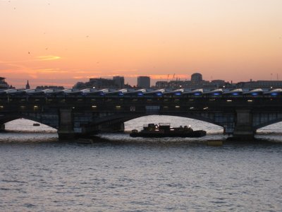 Sunset over the River Thames