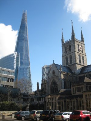 Southwark Cathedral and The Shard