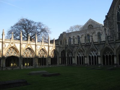 Canterbury Cathedral. Cloister