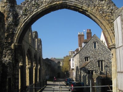 Canterbury. Old Hospital Ruins