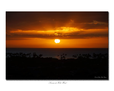 Sunrise at Koko Head