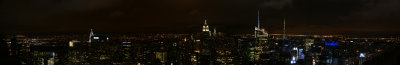 New York Skyline at Night - South View