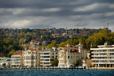 Mansion apartments in Istiney Turkey on the Bosphorus Strait