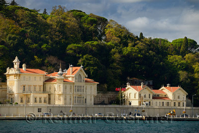 Huber mansion official residence of the president of Turkey on the Bosphorus Strait at Tarabya