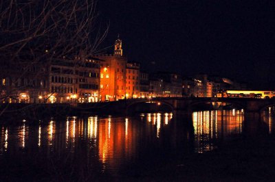 Arno, vue sur Lungarno, Florence -  4685