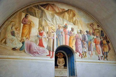 Fra Angelico et Benozzo Gozzoli - Adoration des Mages et Christ en piti, Couvent de San Marco - 9168