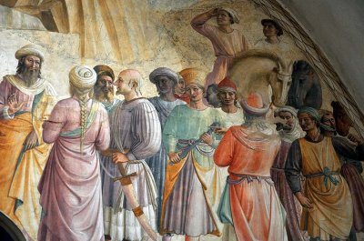 Fra Angelico et Benozzo Gozzoli - Adoration des Mages et Christ en piti (dtail), Couvent de San Marco - 9169