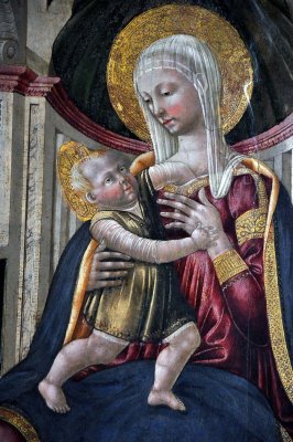 Neri di Bicci, Madone à l'enfant (détail) , Sant'Apollonia Church - 9200
