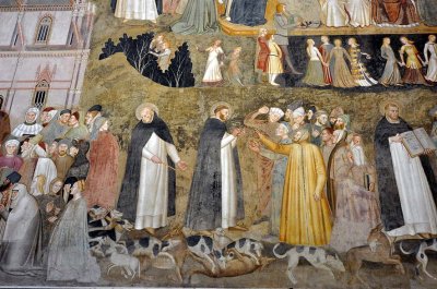 Fresques (1365) de Bonaiuto, Chapelle des Espagnols, Couvent de Santa Maria Novella - 9347