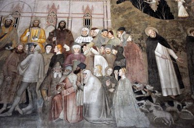Fresques (1365)  de Bonaiuto, Chapelle des Espagnols, Couvent de Santa Maria Novella -9350
