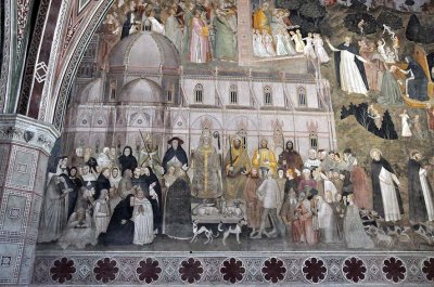 Fresques (1365) de Bonaiuto, Chapelle des Espagnols, Couvent de Santa Maria Novella - 9352