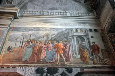 Masaccio: Paiement du tribut, Chapelle Brancacci, Eglise Santa Maria del Carmine - 9429