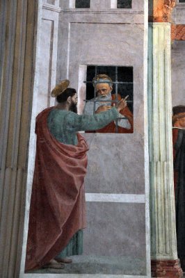 Filippino Lippi - St Paul rend visite à St Pierre en prison, Chapelle Brancacci, Eglise Santa Maria del Carmine - 9433