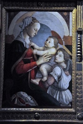 Botticelli: La Vierge  l'Enfant avec un ange, Spedale degli Innocenti  - 9737