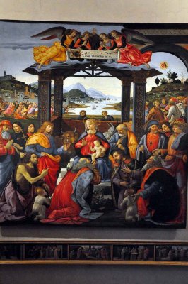 Domenico Ghirlandaio: L'Adoration des mages, Spedale degli Innocenti - 9747