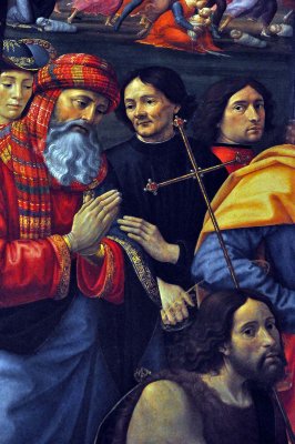 Domenico Ghirlandaio: L'Adoration des mages (dtail), Spedale degli Innocenti  - 9749