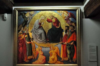 Neri di Bicci: Couronnement de la Vierge, Spedale degli Innocenti  - 9750