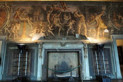 Salle des Elements: Allgorie du feu, Vasari et Doceno - Palazzo Vecchio - 9863