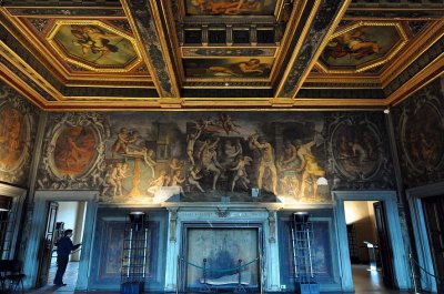 Salle des Elements: Allgorie du feu, Vasari et Doceno - Palazzo Vecchio - 9867