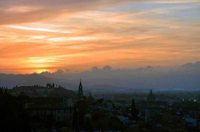 Sunset over Florence - 0115