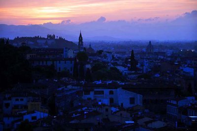 Sunset over Florence - 0127