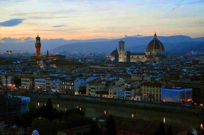 Sunset over Florence - 0168