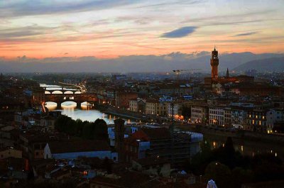 Sunset over Florence - 0169