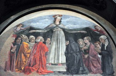 Ghirlandaio: Madonna della Misericordia, Florence, Eglise d'Ognissanti - 0416