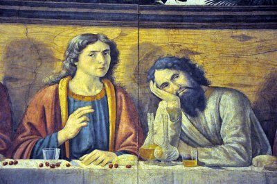 Ghirlandaio: Last Supper (detail),  Couvent d'Ognissanti - 0434