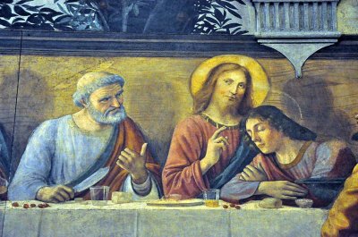 Ghirlandaio: Last Supper (detail), Couvent d'Ognissanti - 0436