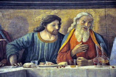 Ghirlandaio: Last Supper (detail), Couvent d'Ognissanti - 0437
