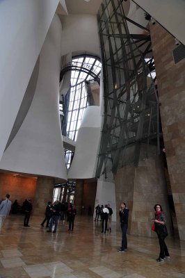 Inside Guggenheim Museum in Bilbao - 8219