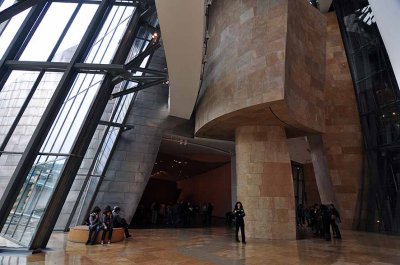 Inside Guggenheim Museum in Bilbao - 8233