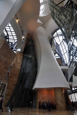 Inside Guggenheim Museum in Bilbao - 8235