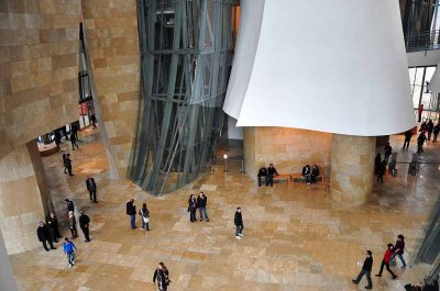 Inside the Guggenheim Museum in Bilbao - 8322