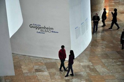 Inside the Guggenheim Museum in Bilbao - 8337