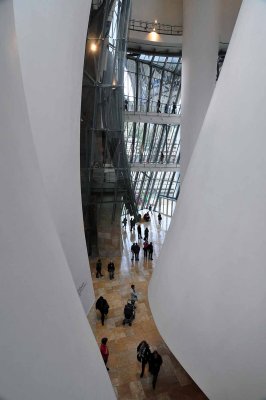 Inside the Guggenheim Museum in Bilbao - 8366