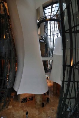 Inside the Guggenheim Museum in Bilbao - 8378