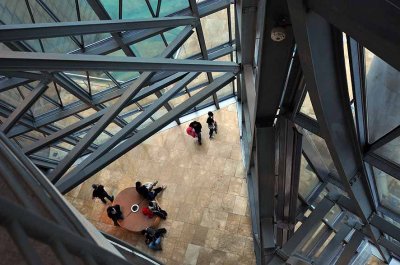 Inside the Guggenheim Museum in Bilbao - 8385