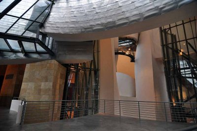 Inside the Guggenheim Museum in Bilbao - 8390