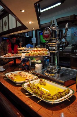 Delicious pintxos in Sotero restaurant  - 9114