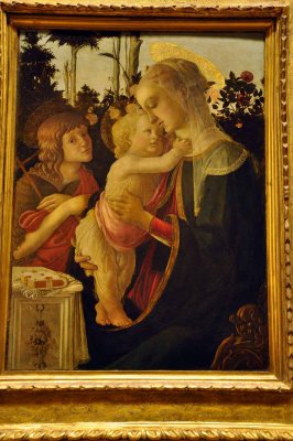 Botticelli - La Vierge et l'Enfant avec le jeune Saint Jean-Baptiste (1470-1475) - 8076