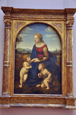 Raphael, Vierge  l'Enfant avec le petit st Jean- Baptiste, ou la Belle Jardinire (1507-1508) - 8144