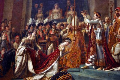 Jacques-Louis David, Sacre de Napoléon 1er et couronnement de l'Impératrice Joséphine (1806-1807), détail - 8200