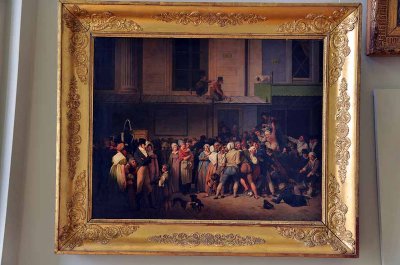 Louis-Léopold Boilly, L'entrée du théâtre de l'Ambigu comique (1819) - 7750